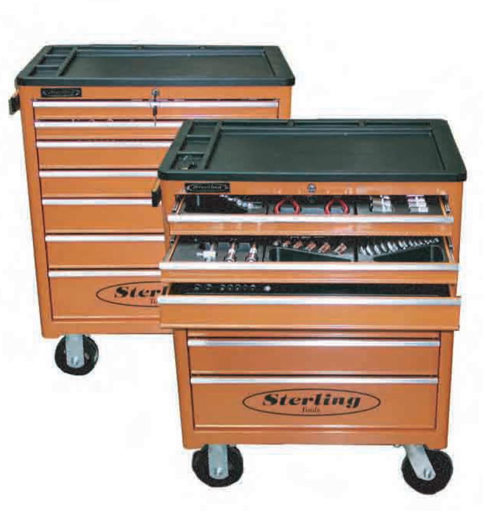 Sterling 'COMBI 1’ Workshop Trolley with 7 Drawers + Modules